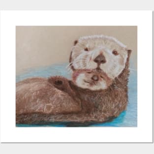 Otter luv Posters and Art